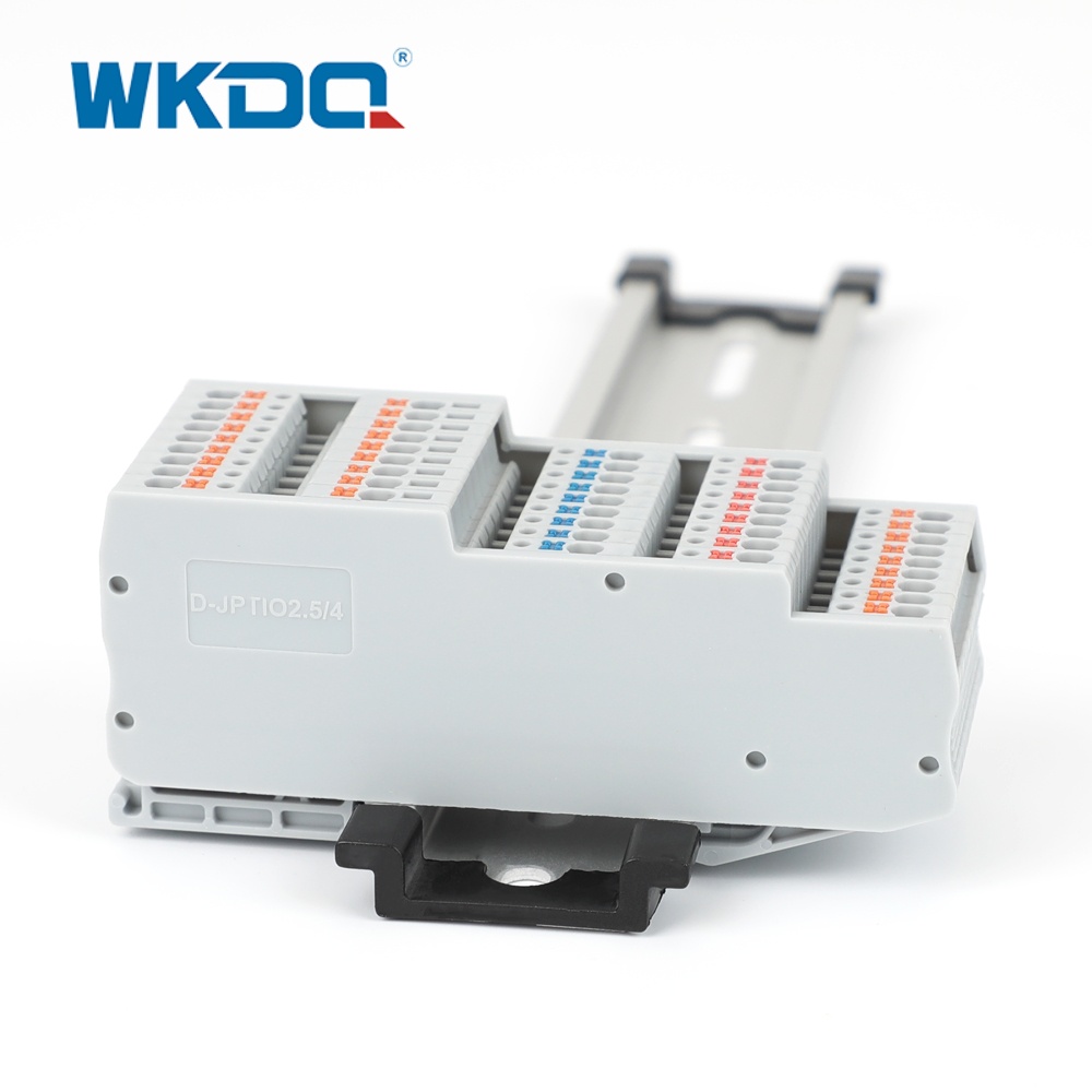 D JPTIO2.5 Κάλυμμα μπλοκ ακροδεκτών 4 μαλακών καλωδίων