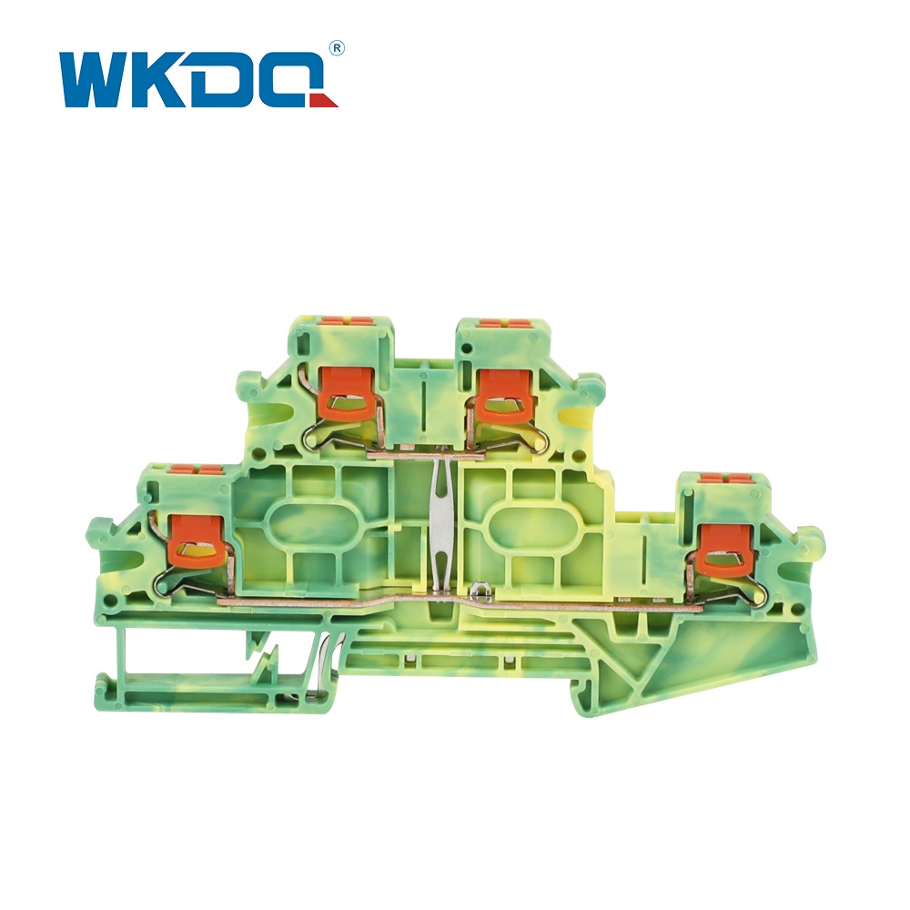 Din Rail Mounted Terminal Block Ground JPTTBV2.5-PE