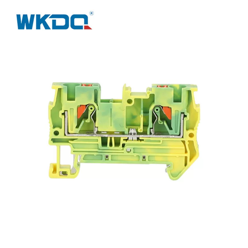 JPT 4-PE Push In Terminal Gounding Grounding Front Block Protective IEC 60947-7-1 Standard