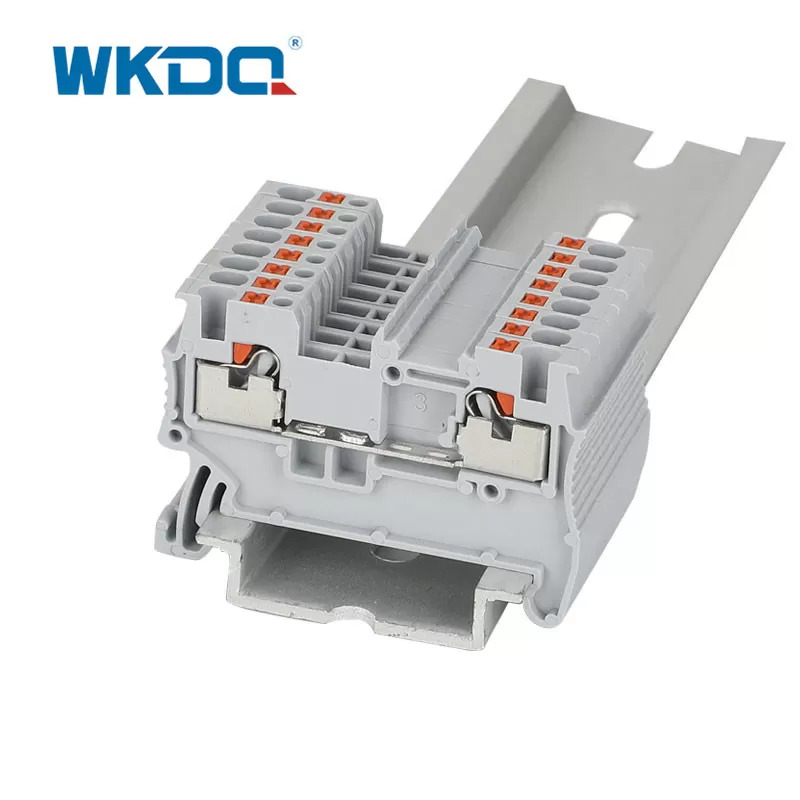 Τερματικό μπλοκ Nylon PA66 Din Rail NS35