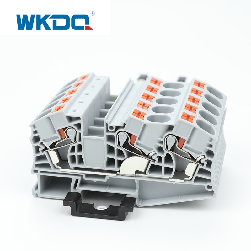 PT16-TW Σειρά UT Push In Screwless Multi Conductor Terminal Block