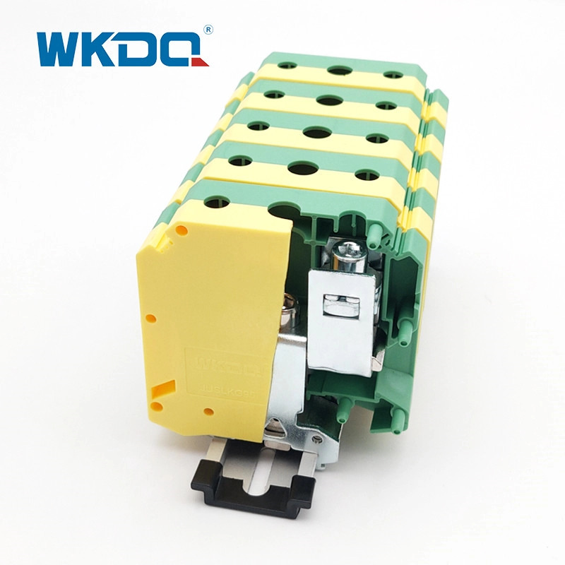 USLKG 95 Ground Terminal Block Din Rail εγκατάσταση 95 Mm²