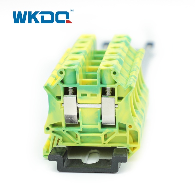UT10-PE10mm2 UT Series Feed μέσω μπλοκ ακροδέκτη γείωσης βιδών
