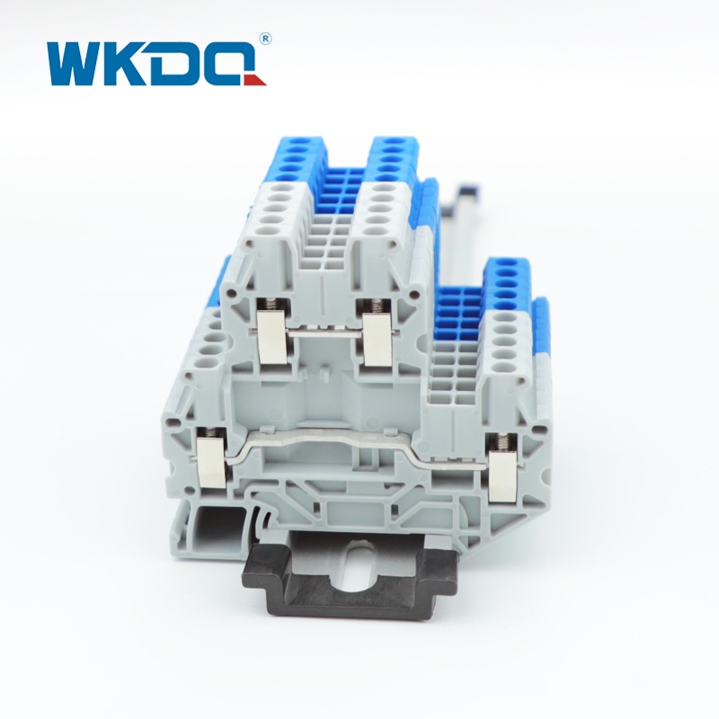 UTTB2.5 2.5mm2 DIN RAIL Διπλό βίδα βιδών βιδών